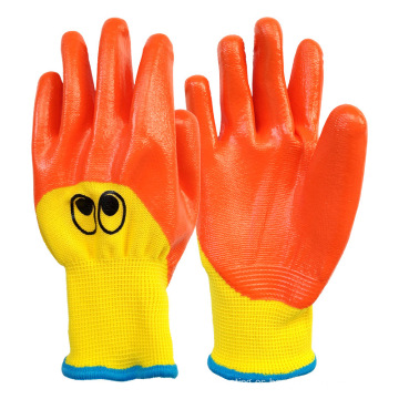 Amazon Hot Hot Nitrile Nitrile Totalmente recubrimiento de guantes de jardinería impermeables
